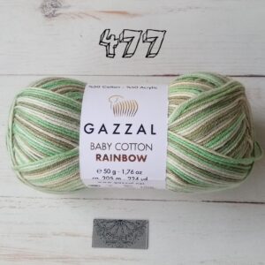 Gazzal Baby Cotton Rainbow 477