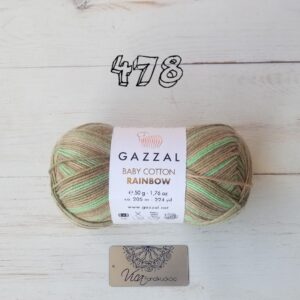 Gazzal Baby Cotton Rainbow 478