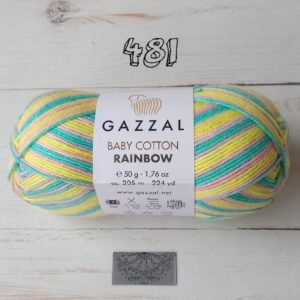 Gazzal Baby Cotton Rainbow 481