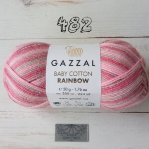 Gazzal Baby Cotton Rainbow 482