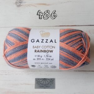 Gazzal Baby Cotton Rainbow 486
