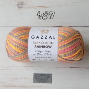 Gazzal Baby Cotton Rainbow 487